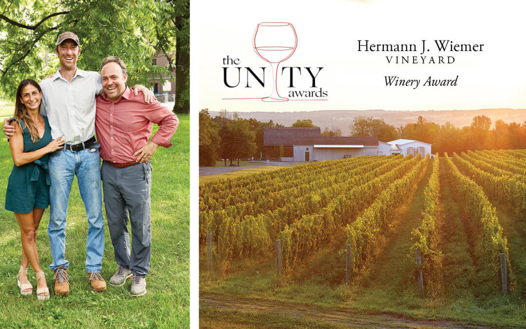 Hermann J. Wiemer Vineyard Wins NYWGF 2023 Unity Awards “Winery Award”