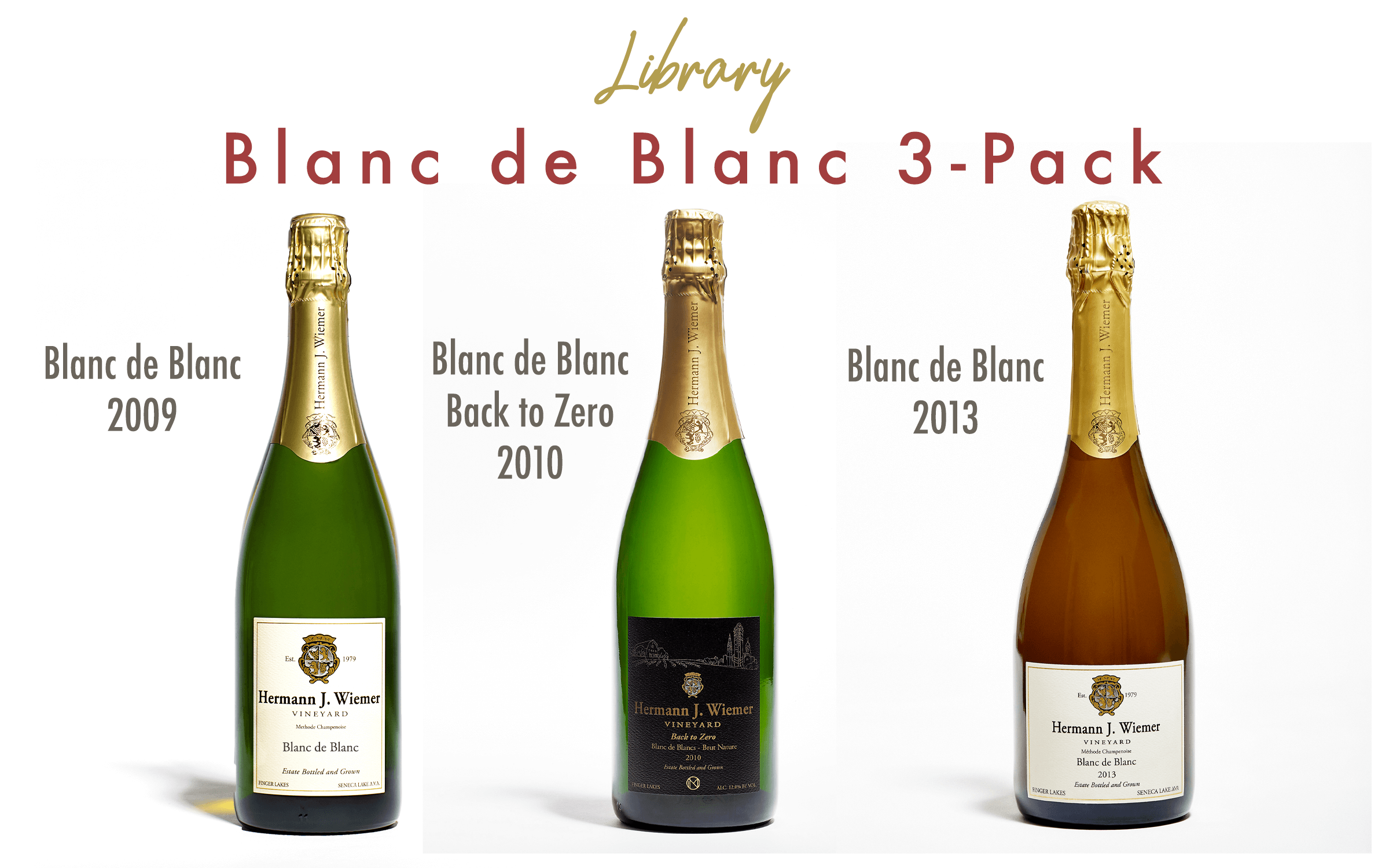 Exclusive Library Blanc De Blanc Limited 3 Pack - Hermann J. Wiemer ...