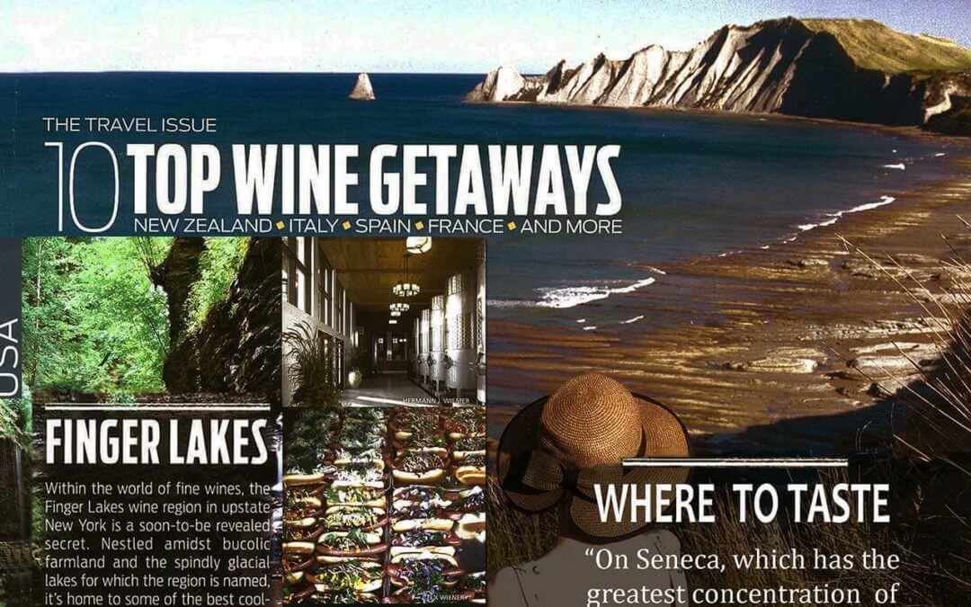 Wine Enthusiast: Top Wine Getaways- Finger Lakes